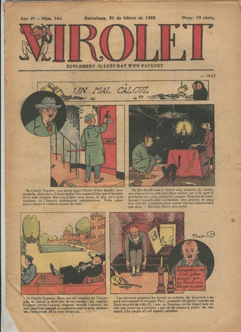 Virolet suplement illustrat d,en Patufet numero 164 del 21.02.1925