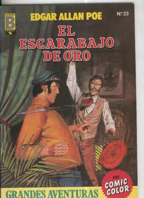 Grandes Aventuras numero 23: Edgar Allan Poe: El escarabajo de oro