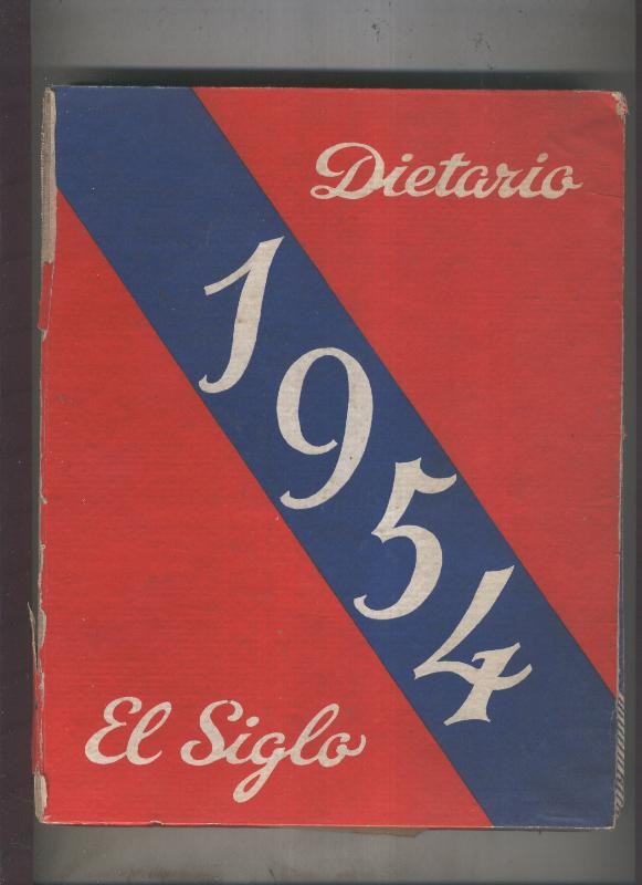 Almacenes El Siglo: Dietario 1954