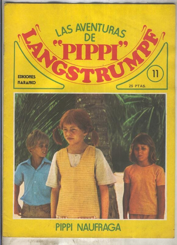 Las aventuras de Pippi Langstgrumpf numero 11: Pippi naufraga