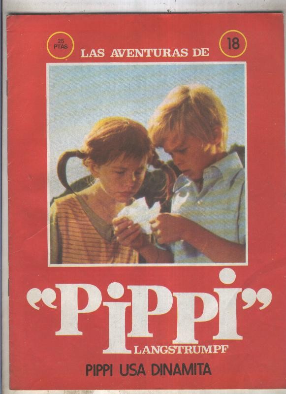Las aventuras de Pippi Langstgrumpf numero 18: Pippi usa dinamita