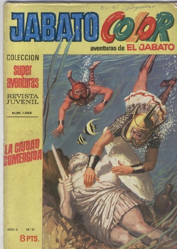 Jabato color primera epoca numero 021: La ciudad sumergida