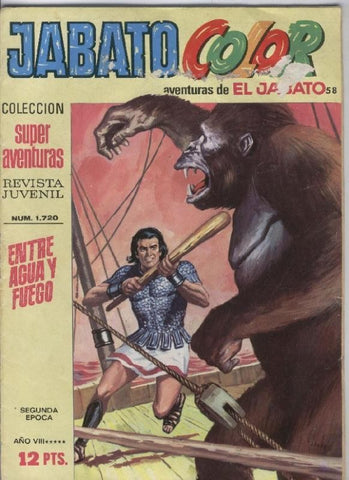 Jabato color segunda epoca numero 058: Entre agua y fuego