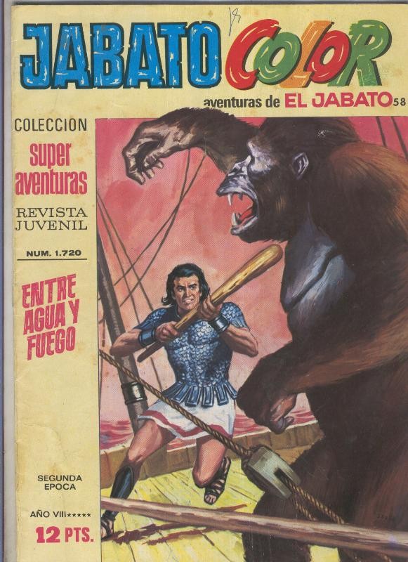 Jabato color segunda epoca numero 058: Entre agua y fuego
