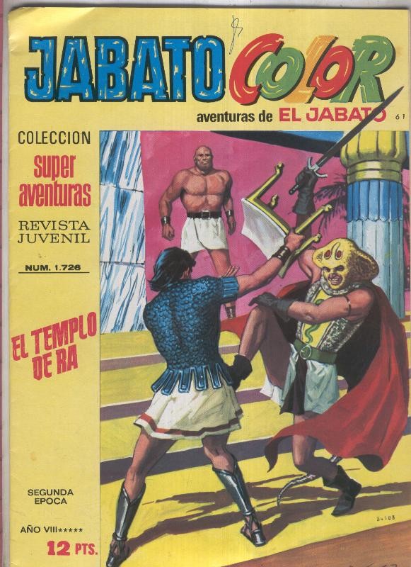 Jabato color segunda epoca numero 061: El templo de Ra