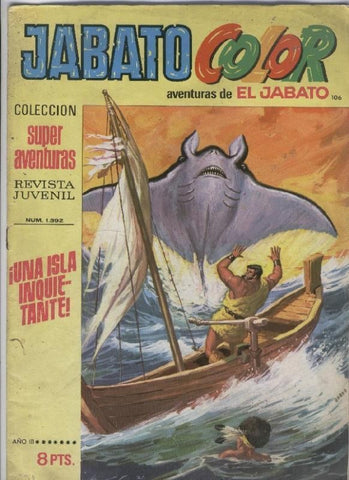 Jabato color primera epoca numero 106: Una isla inquietante