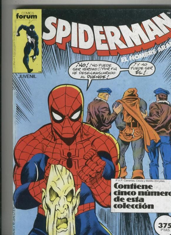 Spiderman volumen 1 retapado 141 al 145