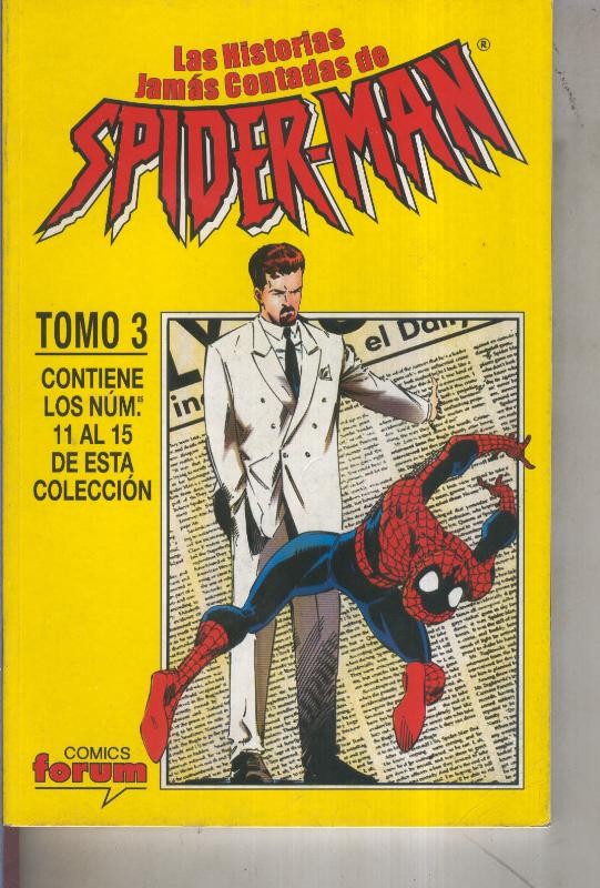 Las historias jamas contadas de Spiderman retapado 11 al 15