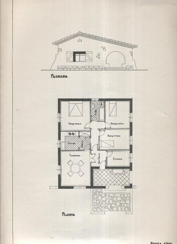 Planos modernos de Villas y Chalets modelo numero 01
