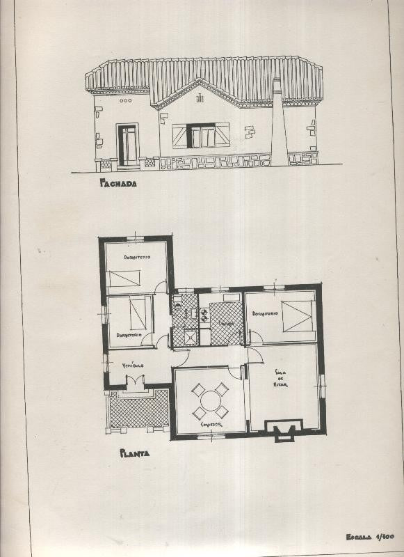 Planos modernos de Villas y Chalets modelo numero 06