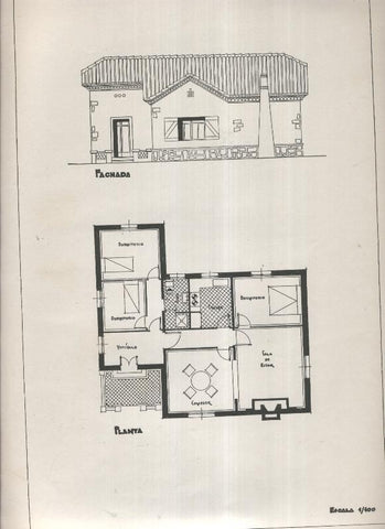 Planos modernos de Villas y Chalets modelo numero 06