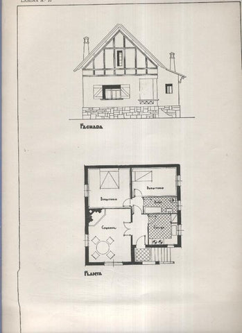 Planos modernos de Villas y Chalets modelo numero 10