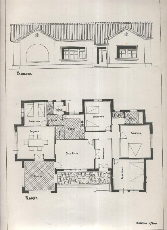 Planos modernos de Villas y Chalets modelo numero 13
