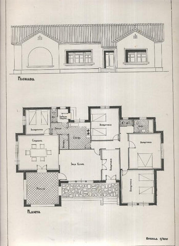 Planos modernos de Villas y Chalets modelo numero 13