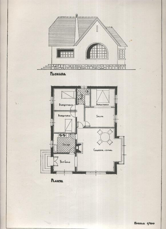 Planos modernos de Villas y Chalets modelo numero 14