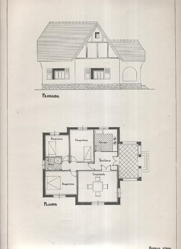 Planos modernos de Villas y Chalets modelo numero 15