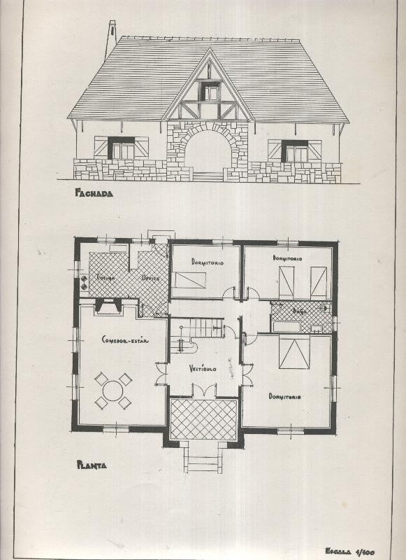 Planos modernos de Villas y Chalets modelo numero 16