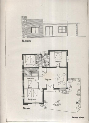 Planos modernos de Villas y Chalets modelo numero 21