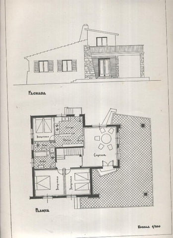 Planos modernos de Villas y Chalets modelo numero 32