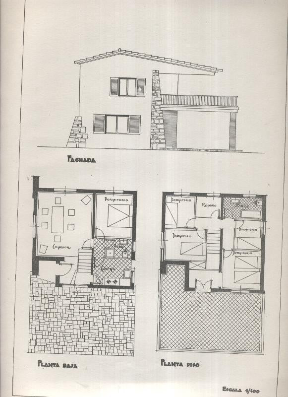Planos modernos de Villas y Chalets modelo numero 35