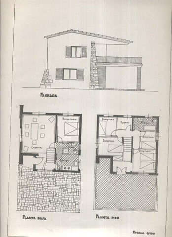 Planos modernos de Villas y Chalets modelo numero 35