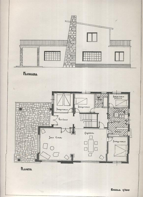Planos modernos de Villas y Chalets modelo numero 39