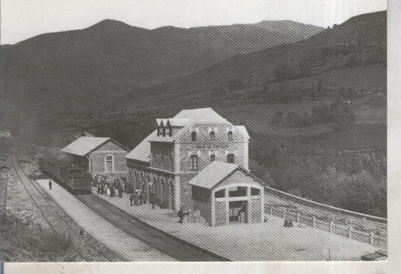 Postal 010947: Estacion Ribes de Fresser en los años 20