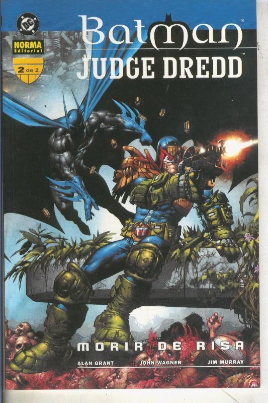 Batman-Judge Dredd-morir de risa, coleccion