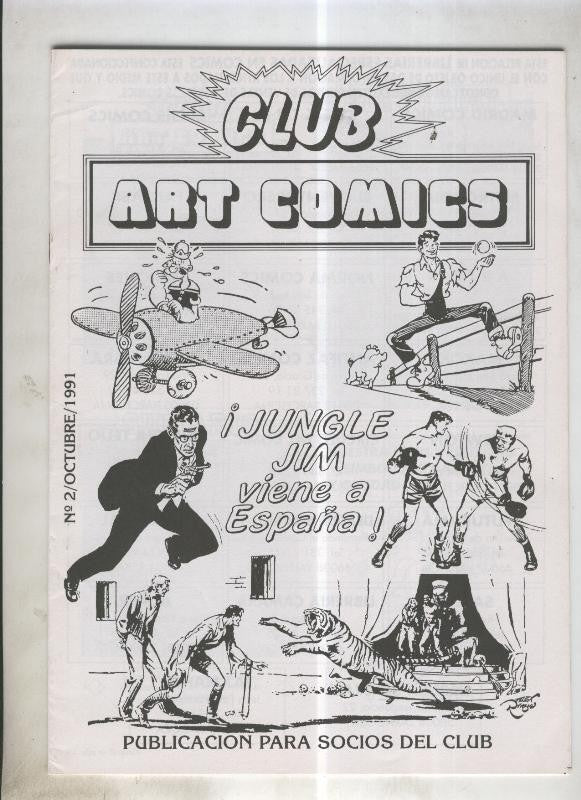 Fanzine: Art Comics numero 2: Jungle JIm-Steve Canyon