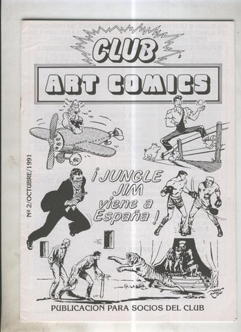 Fanzine: Art Comics numero 2: Jungle JIm-Steve Canyon