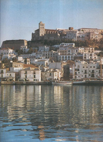 Album Grafico de España lamina 01: La ciudad de Ibiza