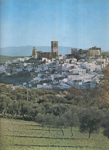 Album Grafico de España lamina 04: Arcos de la Frontera, Cadiz