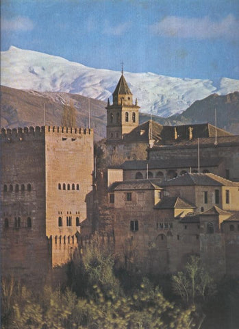 Album Grafico de España lamina 11: La Alhambra y Sierra Nevada, Granada