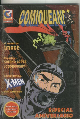 Fanzine: Comiqueando numero 12: no conserva el poster obsequio de la epoca