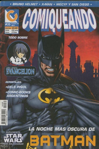 Fanzine: Comiqueando numero 35: Star Wars-Neo Genesis Evangelion