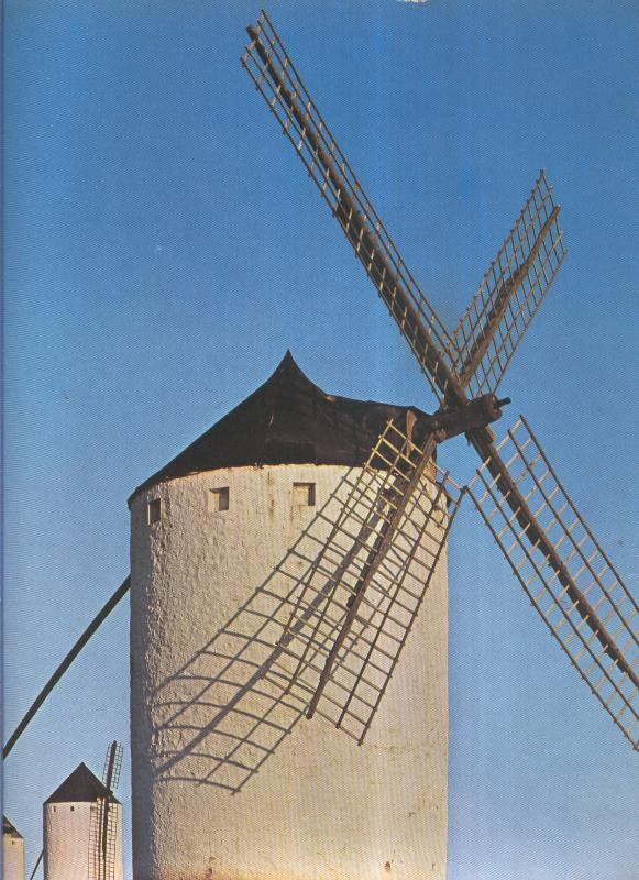 Album Grafico de España lamina 13: Molinos de la Mancha