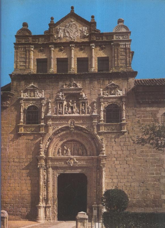 Album Grafico de España lamina 25: Hospital de Santa Cruz de Mendoza, Toledo