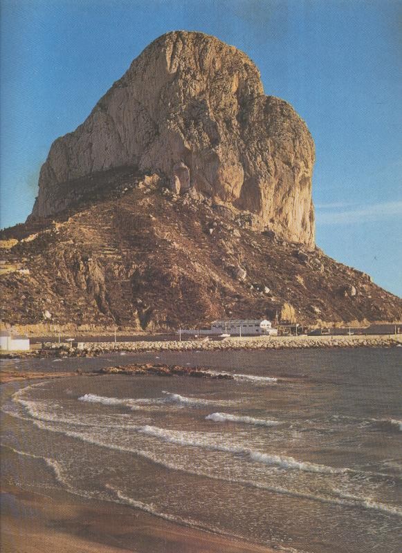 Album Grafico de España lamina 28: El Peñon de Ifac, Alicante