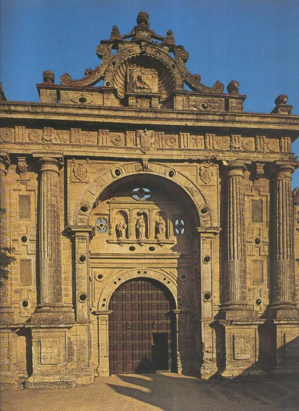 Album Grafico de España lamina 46: Portada de la Cartuja de Jerez, Cadiz