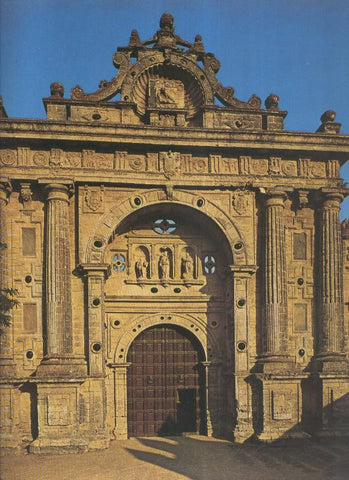 Album Grafico de España lamina 46: Portada de la Cartuja de Jerez, Cadiz