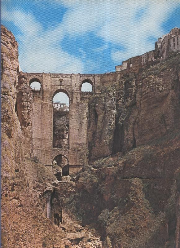 Album Grafico de España lamina 47: Tajo de Ronda, Malaga