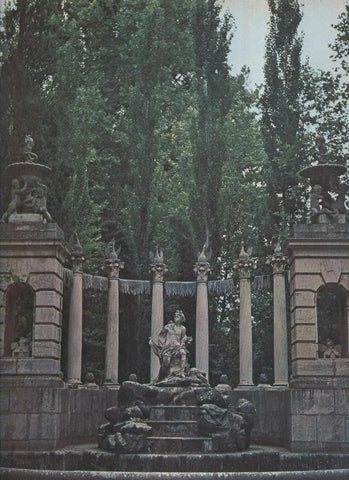 Album Grafico de España lamina 62: Jardines de Aranjuez, Madrid