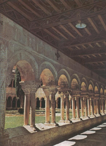 Album Grafico de España lamina 67: Claustro de Santo Domingo de Silos, Burgos