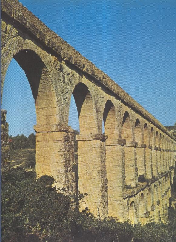 Album Grafico de España lamina 70: Acueductor romano, Tarragona