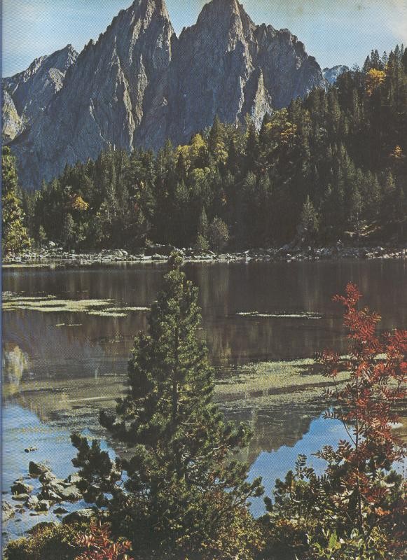 Album Grafico de España lamina 78: Lago San Mauricio, Lerida