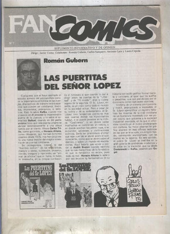 Fanzine: Fan Comics numero 7