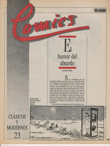 Fanzine: Comics.Los: clasicos y modernos: fasciculo 23