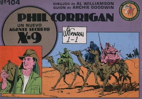 X-9.Phil Corrigan numero 4: tiras del 15.12.1967 al 30.3.1968