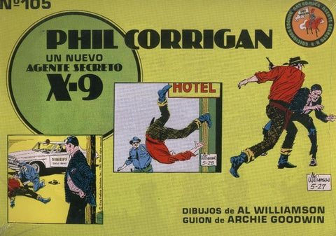 X-9.Phil Corrigan numero 5: tiras del 1.4.1968 al 18.7.1968