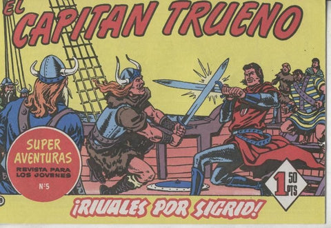 Facsimil: El Capitan Trueno numero 059: Rivales por Sigrid